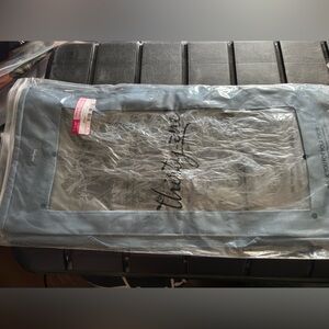 Thirty-One Gray Tote topper with Clear Panel